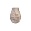 Vase Romimex Beige Terracotta 26 x 34 x 26 cm Discount