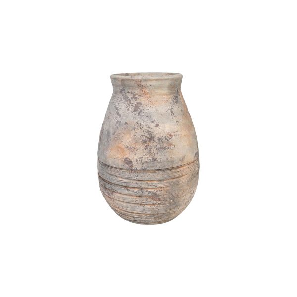 Vase Romimex Beige Terracotta 26 x 34 x 26 cm Discount