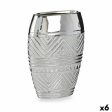 Vase Width Silver Ceramic 9,5 x 26,5 x 19,5 cm (6 Units) Cheap