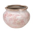 Planter Romimex Beige Pink Porcelain 23 x 16 x 23 cm Supply