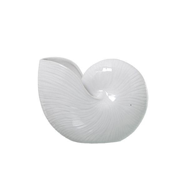 Vase Alexandra House Living White Ceramic 17 x 8 x 13 cm Online