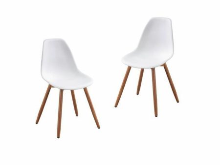 Garden chair White 50 x 55 x 85,5 cm (2 Units) Sale