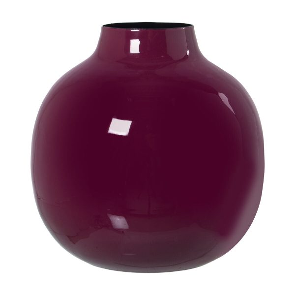 Vase Alexandra House Living Dark pink Metal 21 x 21 x 21 cm Online