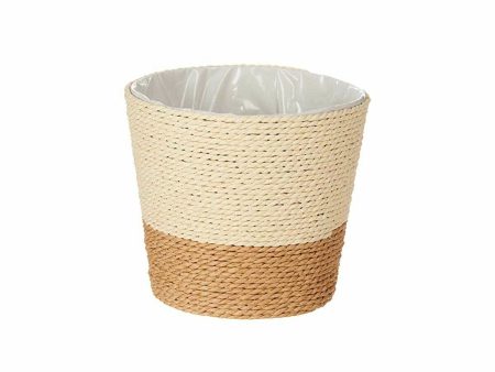 Planter Brown Rope Plastic 16 x 14,5 x 16 cm (24 Units) on Sale