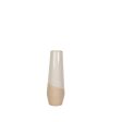 Vase Romimex White Beige Ceramic 12 x 30 x 12 cm Online Hot Sale