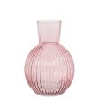 Vase Alexandra House Living Pink Crystal 18 x 18 x 27 cm Online now