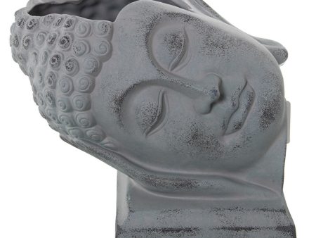 Vase Alexandra House Living Grey Ceramic Buddha 29 x 25 x 28 cm Sale