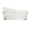 Storage Box with Wheels 30 L 40 x 18 x 59,5 cm (14 Units) Online Hot Sale