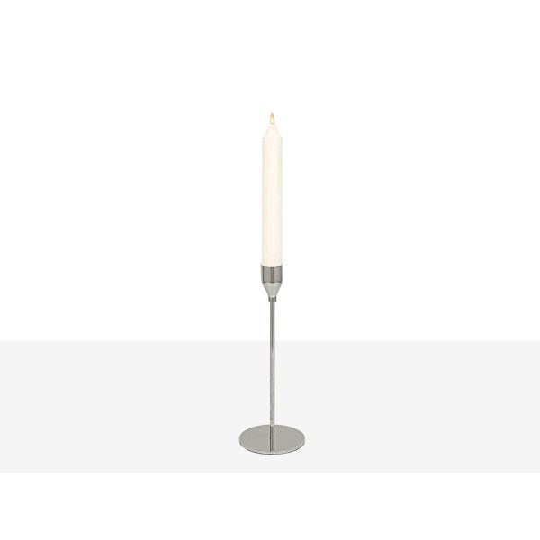 Candleholder Romimex Silver Metal 8 x 23 x 8 cm Supply