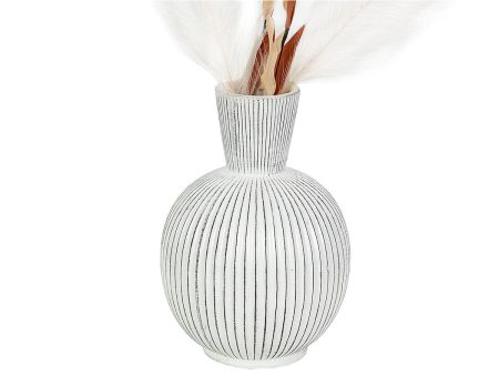 Vase Romimex Beige Ceramic Spherical 18 x 26 x 18 cm Online Hot Sale