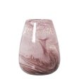 Vase Alexandra House Living Pink Crystal 15 x 15 x 22 cm Cheap