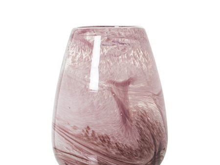 Vase Alexandra House Living Pink Crystal 15 x 15 x 22 cm Cheap