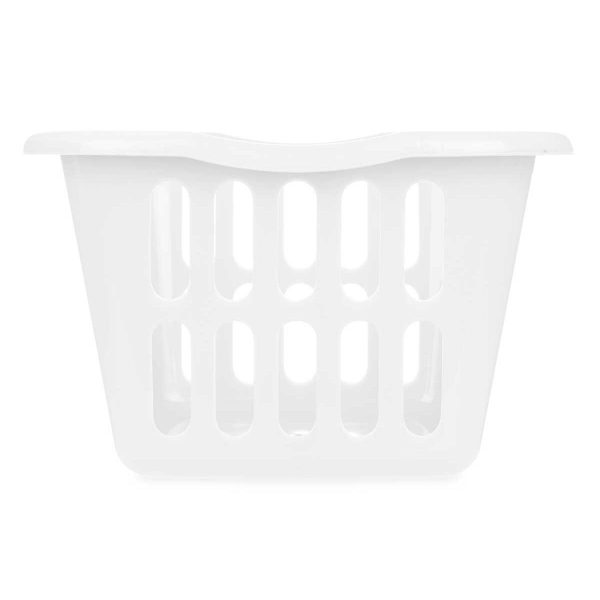 Basket White polypropylene 50 L 58 x 24 x 42 cm (12 Units) For Discount