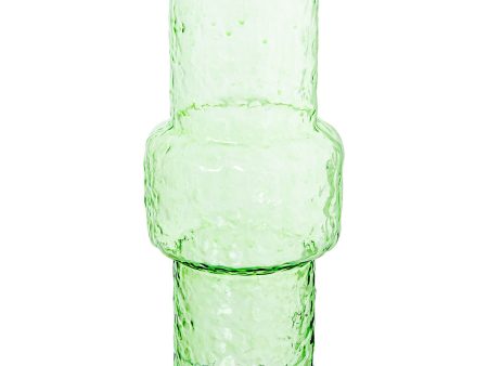 Vase Alexandra House Living Green Crystal 14 x 33 cm Fashion