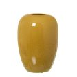 Vase Alexandra House Living Mustard Ceramic Shiny 16 x 16 x 27 cm Online Sale