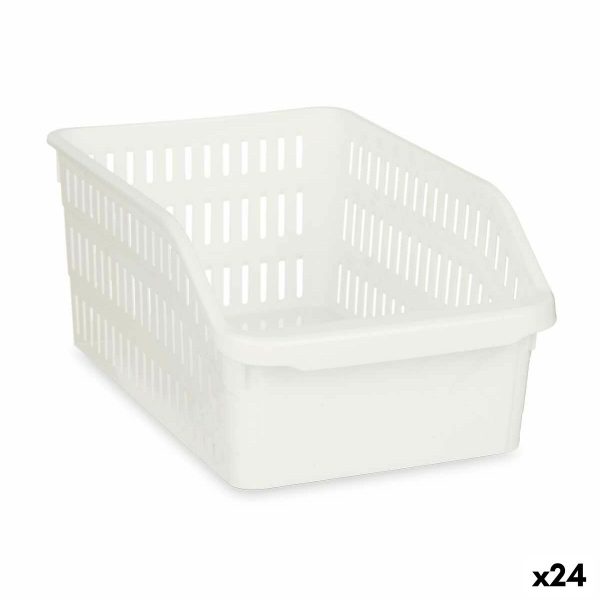 Fridge Organiser White Plastic 20,3 x 12,8 x 30,5 cm (24 Units) Discount