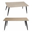 Centre Table White Black Stone Metal Melamin MDF Wood Sale