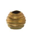 Vase Alexandra House Living Golden Ceramic 25 x 26 x 21 cm For Cheap