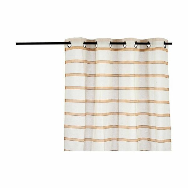 Curtain Stripes Brown 140 x 0,1 x 260 cm (6 Units) Cheap