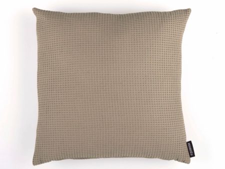 Cushion cover Belum Waffle Walnut 50 x 50 cm Discount