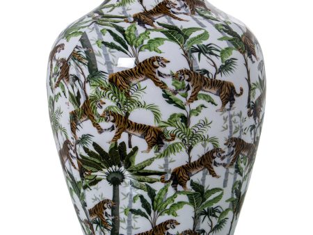 Vase Alexandra House Living Metal Tiger 21 x 21 x 26 cm Discount