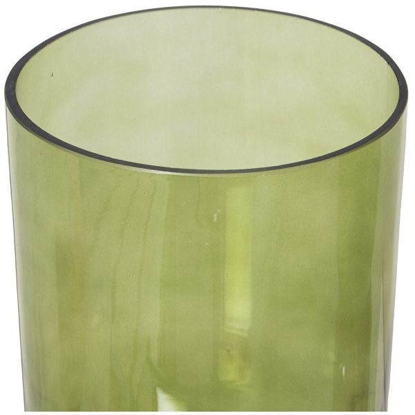 Vase Alexandra House Living Green Crystal 11 x 11 x 32 cm Discount