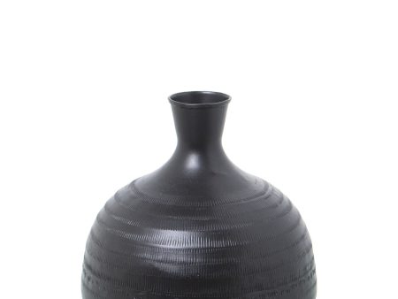 Vase Alexandra House Living Metal 21 x 18 cm Fashion