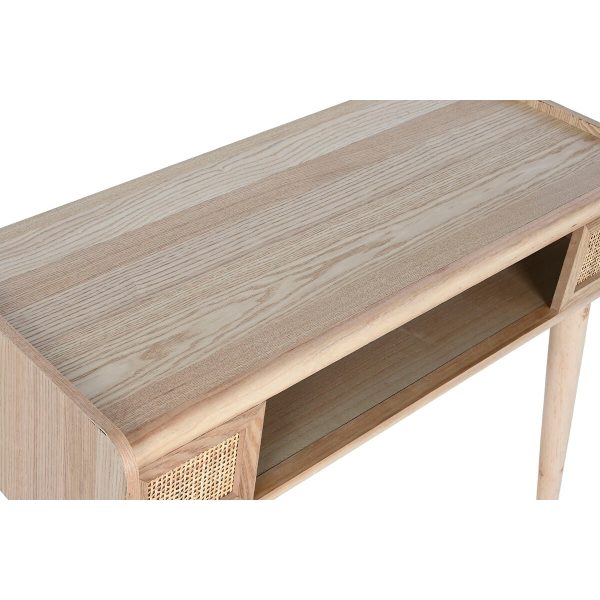 Console Home ESPRIT Rattan Paolownia wood 80 x 35 x 63 cm Online now