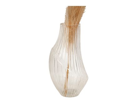 Vase Romimex Clear Glass 21 x 35 x 21 cm Discount