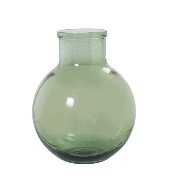 Vase made from recycled glass Alexandra House Living Green Crystal 23 x 22 x 31 cm Fashion