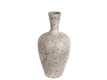 Vase Romimex Beige Ceramic 22 x 52 x 22 cm on Sale