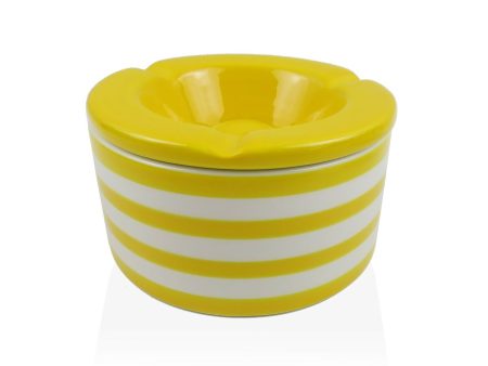 Ashtray Versa Yellow Dolomite 11,2 x 6,2 x 11,2 cm For Cheap