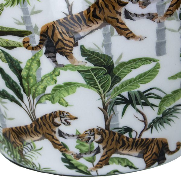 Vase Alexandra House Living Metal Tiger 21 x 21 x 26 cm Discount