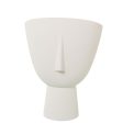 Vase Alexandra House Living Ecru Ceramic Face 27 x 27 x 36 cm Sale