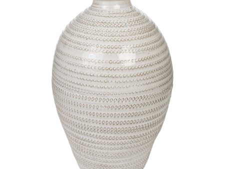 Vase Romimex Beige Terracotta 24 x 35 x 24 cm Online now