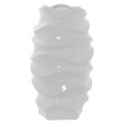 Vase Alexandra House Living White Ceramic Shiny 19 x 20 x 38 cm Cheap