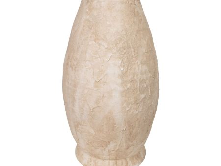 Vase Romimex Beige Terracotta 31 x 54 x 31 cm For Sale