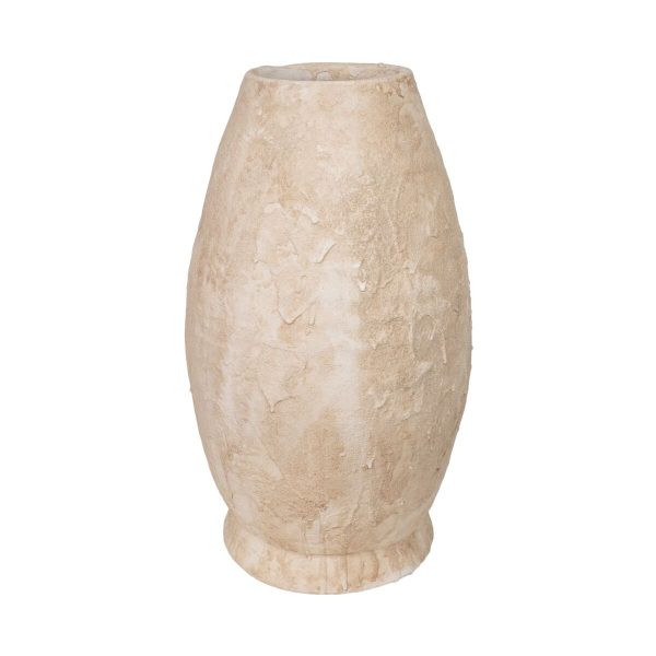 Vase Romimex Beige Terracotta 31 x 54 x 31 cm For Sale