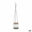 Candleholder Metal Crystal 15,5 x 85,5 x 15,5 cm (12 Units) For Cheap