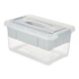 Multi-use Box Grey Transparent Plastic 5 L 29,5 x 14,5 x 19,2 cm (6 Units) on Sale