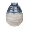 Vase Romimex Blue Beige Porcelain 37 x 47 x 37 cm For Sale