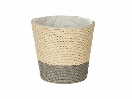 Planter Grey Rope Plastic 14 x 12,5 x 14 cm (24 Units) Online