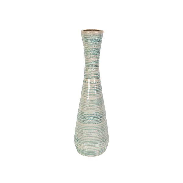 Vase Romimex Blue White Ceramic 20 x 69 x 20 cm Sale