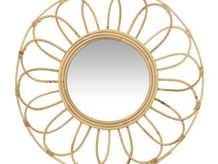 Wall mirror Alexandra House Living Natural Fibre 2 x 54 x 54 cm Circular Fashion