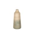 Vase Romimex Beige Grey Glass 14 x 35 x 14 cm Online Sale