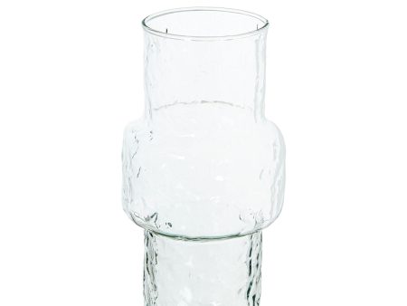 Vase Alexandra House Living Transparent Crystal 14 x 28 cm on Sale