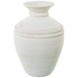 Vase Alexandra House Living White Ceramic 29 x 40 cm Supply