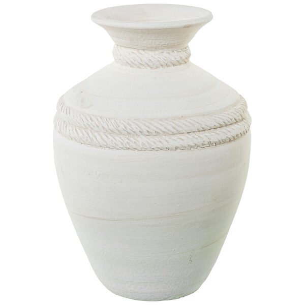 Vase Alexandra House Living White Ceramic 29 x 40 cm Supply