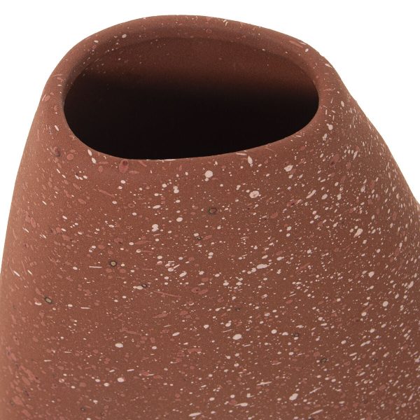 Vase Alexandra House Living Terracotta Ceramic Abstract Spotted 9 x 33 x 34 cm For Discount