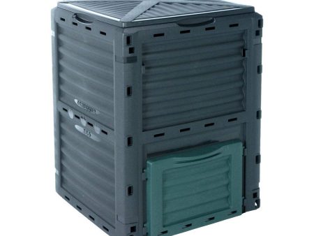 Compost bin 61 x 61 x 83 cm Black 300 L on Sale